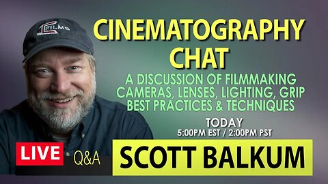 LIVE STREAM 10-27-23 - Its Friday! Let’s Chat. Talk About All Things Filmmaking! Cameras, Lighting