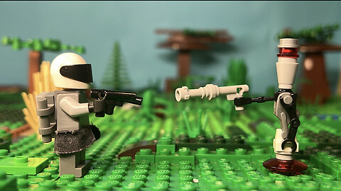 Clone Vs. Droid | LEGO Stop Motion Test