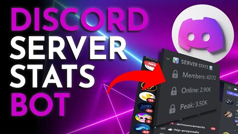 How to Add Server Stats on Discord (2022) | server stats bot discord