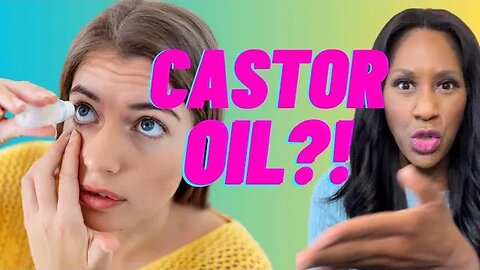 Should You Put CASTOR OIL in Your Eyes for Floaters, Glaucoma, Vision Loss etc.?! A Doctor Explains!