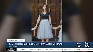 DA charging Larry Millete with murder of wife Maya
