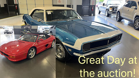 Awesome cars at the dealer auction!