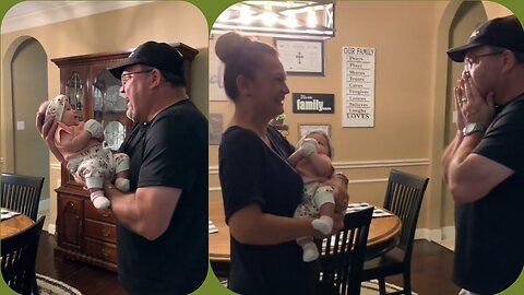 emotional moments,Grandparents Meet Grandchild for the First time