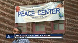 Weekend shooting occurs outside Michael J. Prescott Peace Center