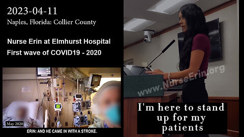 Nurse Erin at Elmhurst Hospital - NYC during COVID19 - 2020.
