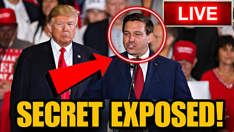 BOMBSHELL RON DESANTIS SECRET REVEALED! WE CAN'T SHOW THIS ON YOUTUBE!