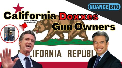 California Releases Private Gun Owner Info & My Interview With SF Police Chief On Concealed Carry