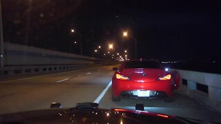 Pinellas County racing arrest on the Gandy Bridge