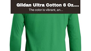Gildan Ultra Cotton 6 Oz. Long-Sleeve T-Shirt (G240)- Irish Green,Large