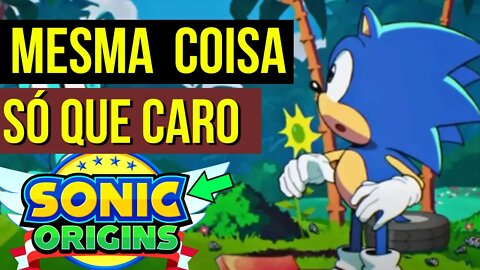 Sonic Origins DELUXE é a Mesma coisa SÒ que MAIS CARO #shorts
