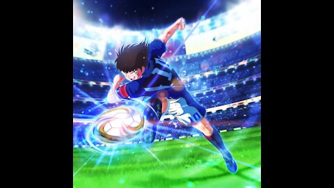 Cool Captain Tsubasa transition with real life soccer! Funny Ending!