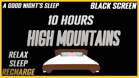 Windy Mountain Night |Relaxation & Sleep Sounds
