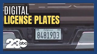 Digital license plates are now allowed in California