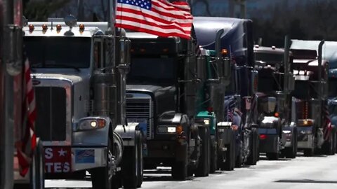 The People’s Convoy USA 2022 And The Freedom Convoy USA God Bless America! Be Trucker Strong!