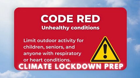 URGENT! Air Quality Code Red