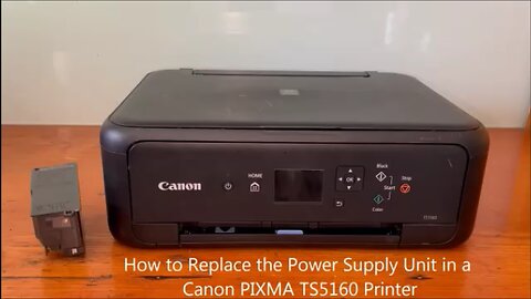 How to Replace the Power Supply Unit in a Canon PIXMA TS5160 Printer