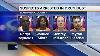 Five arrested on heroin and meth charges in Manitowoc County