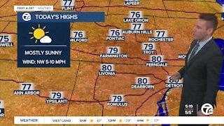 Metro Detroit Forecast: No rain for a while, comfortable temps to start the week