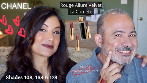 Chanel Rouge Allure Velvet La Comete with my Makeup Consultant