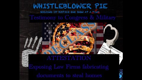 Whistleblower Testimony Submitted to Congress