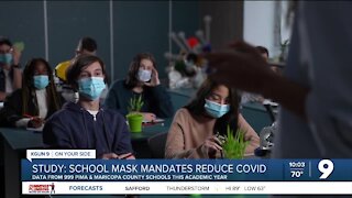AZ Study: outbreaks 3.5 times more likely at schools without mask mandates