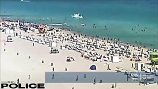 2 injured after helicopter crashes near swimmers at Miami Beach