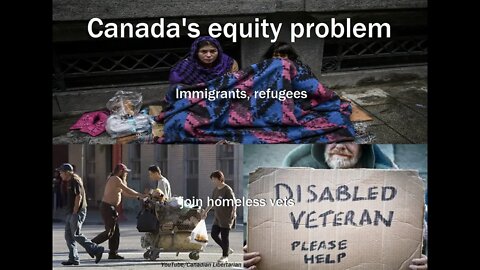 Canada's equity problem - Immigrants, refugees join homeless vets