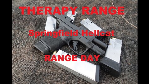 Range Day, SpringField Hellcat on Therapy Range