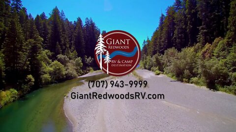 Giant Redwoods RV and Camp Destination Myers Flat California on the Avenue of the Giants