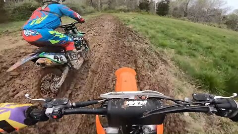 Tilling and then ripping my turn track for the first time in 2020 (Quarantine KTM Ripping)