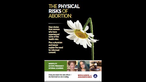 ---TRAILER---: The Physical Risks of Abortion; For a Teenage Girl and Her Physician