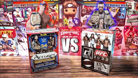 WWE vs UFC Blaster Box Battle | 2022 WWE Prizm & 2022 Donruss UFC