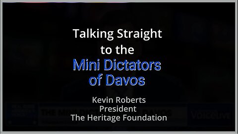 Talking straight to the "Mini Dictators" of DAVOS 2024 - Kevin Roberts