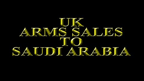 Josh Paul - UK Arm sales to Saudi Arabia