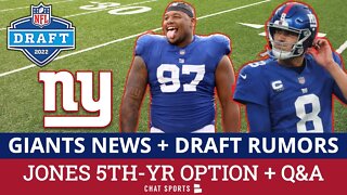 HUGE News On Giants QB Daniel Jones + Spicy NFL Draft Rumors