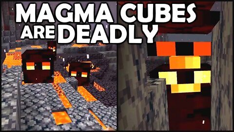 DEADLY MAGMA CUBES | In the Nether with Nothing | Minecraft SPLITSCREEN 2-Player Nintendo Switch