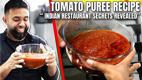 How To Make Tomato Puree The Indian Restaurant Way! *2023 UPDATE*
