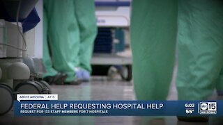 Arizona Department of Health Services requests hospital help from FEMA