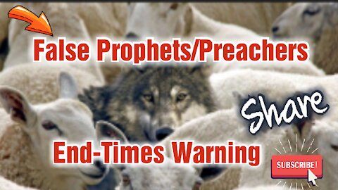 #Prophets, #Preachers, End-times Warning, Message from The LORD to the Body of Christ ** Share**