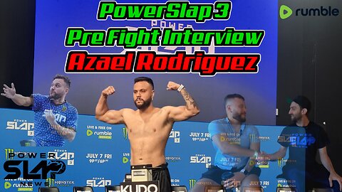 Azael Rodriguez PowerSlap 3 Pre Fight Interview,