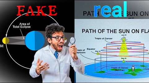 eclipse debunk the globe model in so many ways (Amazing flat earth science!)