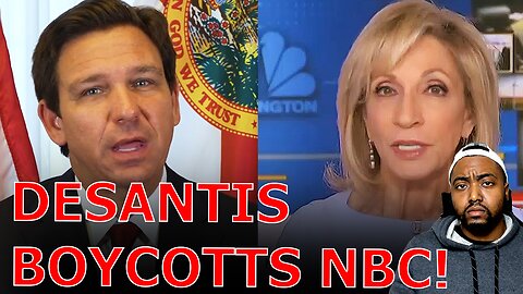 Ron DeSantis SLAPS NBC With BOYCOTT Over Andrea Mitchell REFUSING To Apologize For Slavery Lie