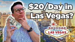 SURVIVING in Las Vegas with ONLY $20? Budget Friendly Day