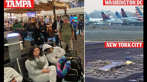 U.S. 'grounds' flights across all airports; Thousands of passengers stranded