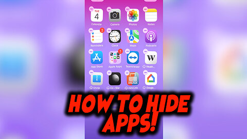 How to Hide Apps on Your Iphone Home Screen