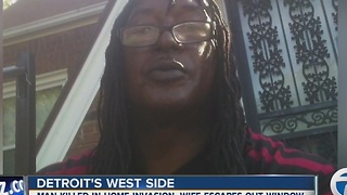 Man shot, killed inside his home on Detroit's west side