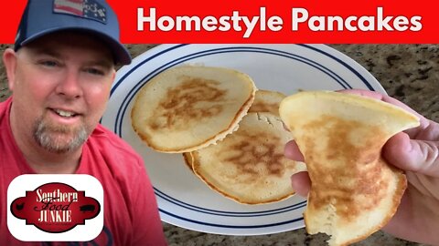 Old-Fashioned Homestyle Pancakes Made From Scratch!