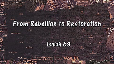 From Rebellion to Restoration