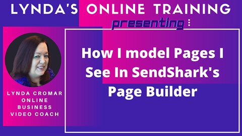 How I Model Pages I See In SendShark's Page Builder
