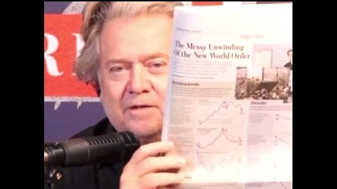 Steve Bannon: It's Christmas Day Baby!" 'The New World Order Unwinds': Wall Street Journal 11/05/22 Article